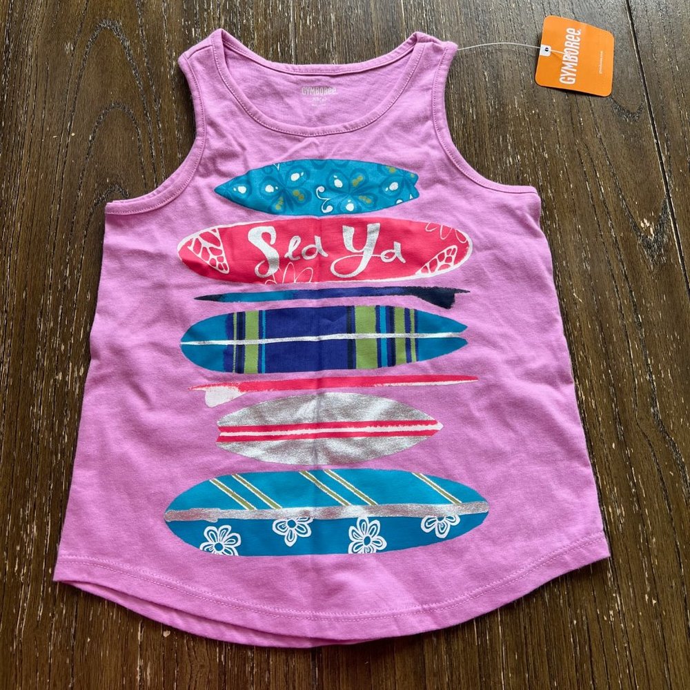 NWT!  Little Girls Gymboree Sea You tank top size XS 4